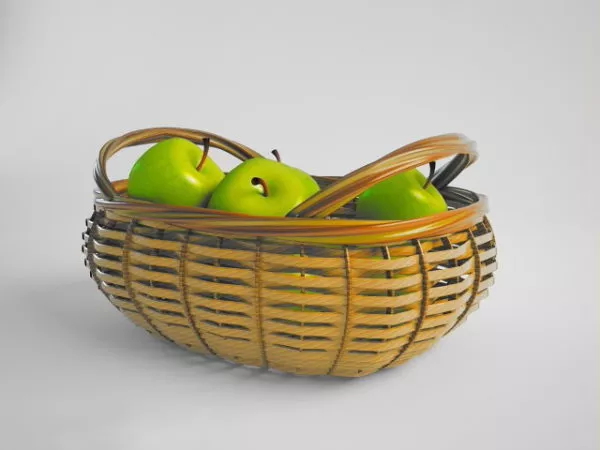 Apples Vase 3d model