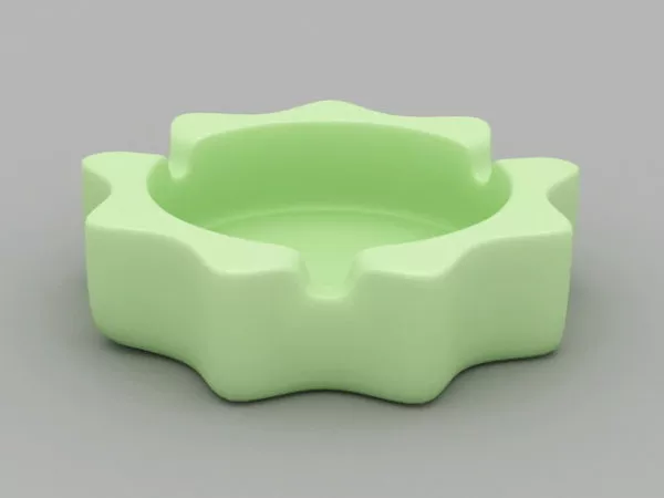 Lit Cigarette Ashtray 3d model