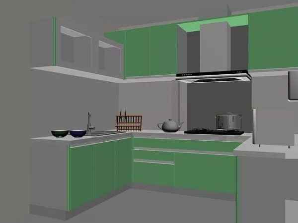 Resident Apartment Complex Architecture Building 3d model