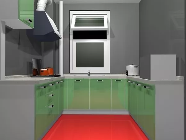 Kitchen Single Extractor Hood 3d model