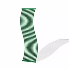 Green Home Heating Radiator 3d model