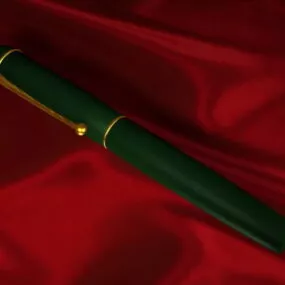 School Green Ink Pen 3d model