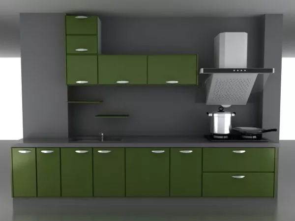 Architectural Apartment Building 3d model