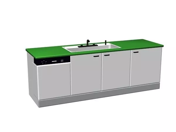 One Unit Sink 3d model