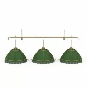 Green Hanging Pendant Lights 3d model
