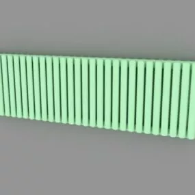 Indoor Green Radiator 3d model