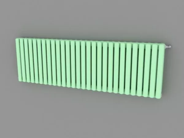 Indoor Green Radiator 3d model Indoor Green Radiator 3d model