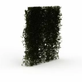Green Garden Vine Wall 3d model