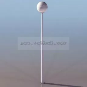 Guide Sign Street Lamp 3d model