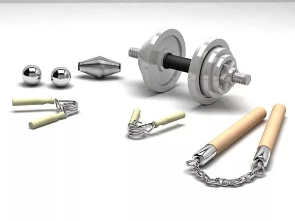 Small Dumbbell 3d model