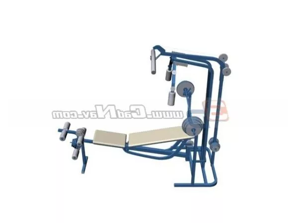 Minimalist Bench 3d model