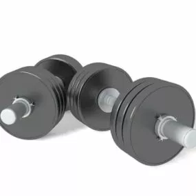 Gym Dumbbell Set 3d model