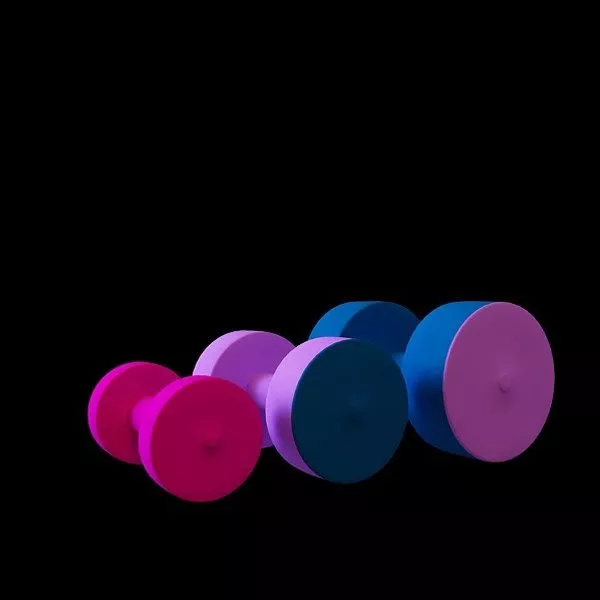 Gym Bench High Back 3d model
