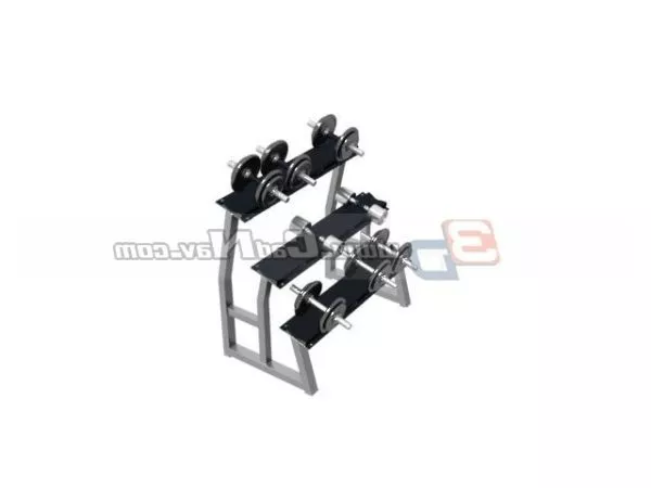 Dumbbell Heavy 3d model