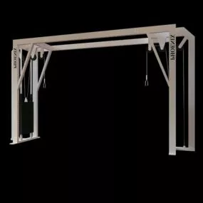 Gym Fitness Pulley Weight Equipment 3d model