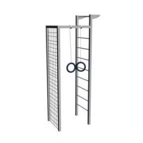 Fitness Gymnastic Stall Bars 3d model