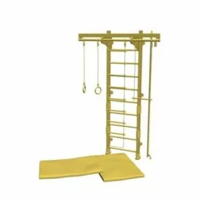 Gymnastics Wall Bars Equipment 3d model