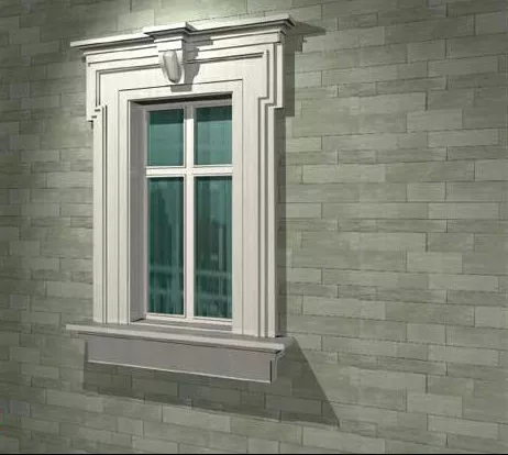 European Decorative Fixed Window 3d model European Decorative Fixed Window 3d model