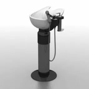 Hair Salon Basin Tool 3d model