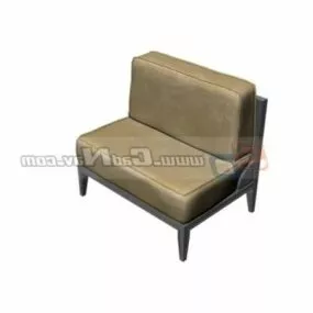 Hair Salon Furniture Waiting Chair 3d model