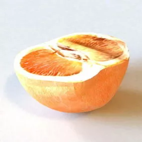 Fruit Half Grapefruit 3d model