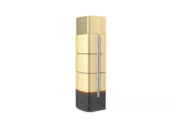 Square Pillar Column 3d model