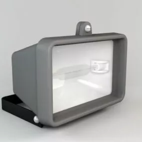Electric Halogen Lamp 3d model