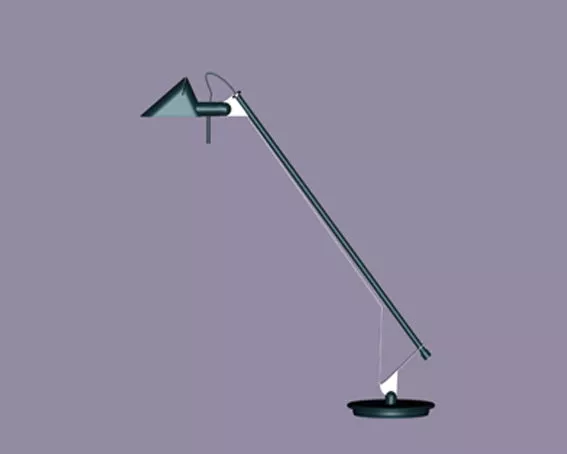 Study Room Halogen Desk Lamp 3d model Study Room Halogen Desk Lamp 3d model