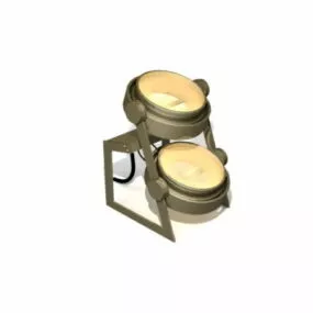 Studio Halogen Spot Lights 3d model