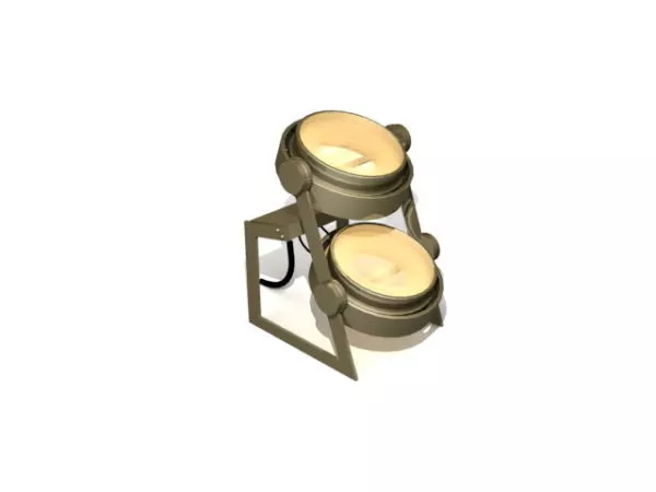 Studio Halogen Spot Lights 3d model Studio Halogen Spot Lights 3d model