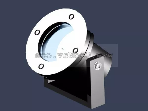 Track Spotlight Ceiling Mounted 3d model