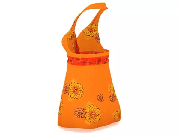 Fashion Halterneck Crop Top 3d model Fashion Halterneck Crop Top 3d model