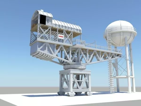 Heavy Crane 3d model