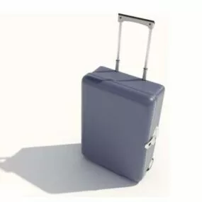 Hand Luggage Suitcase For Travel 3d model