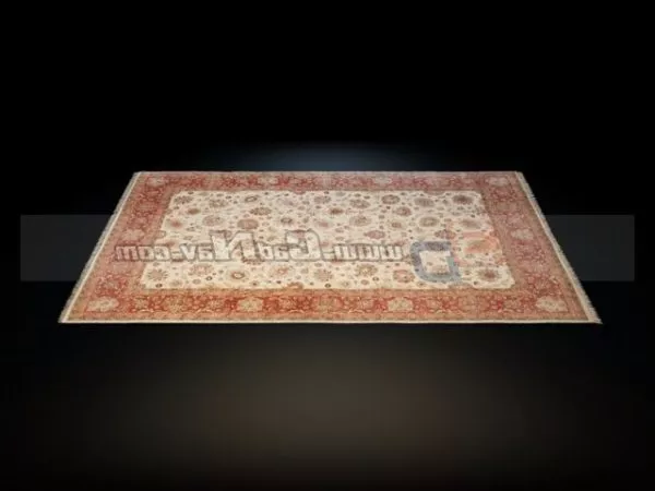 Hand Tufted Fashion Rug 3d model Hand Tufted Fashion Rug 3d model
