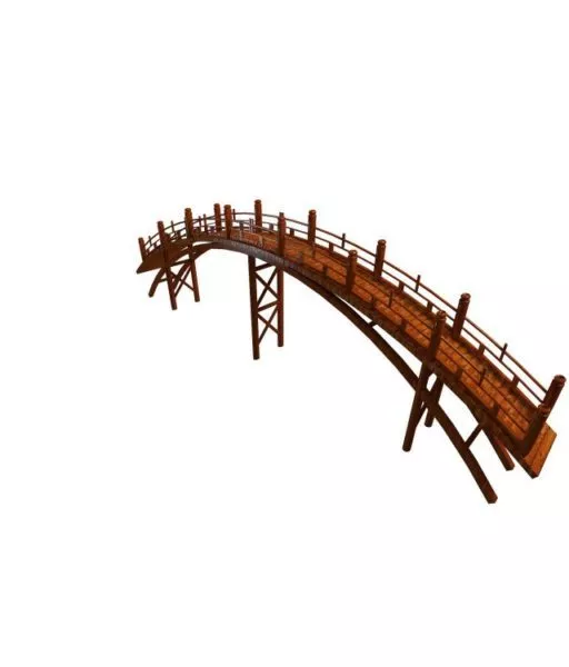Bridge Decoration For Garden 3d model