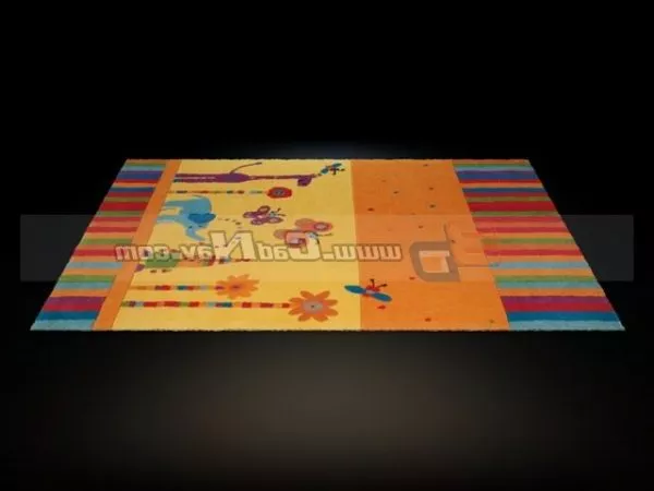 Henrik Wool Rug Floor Fug 3d model