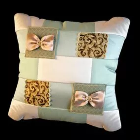 Handmade Fabric Sofa Cushion 3d model