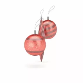Hanging Christmas Decoration 3d model