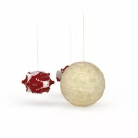 Hanging Decoration Ball Lamps 3d model