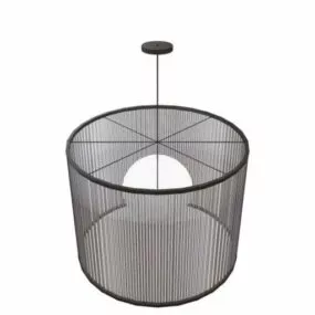 Hanging Shade Style Pendant Lamp 3d model