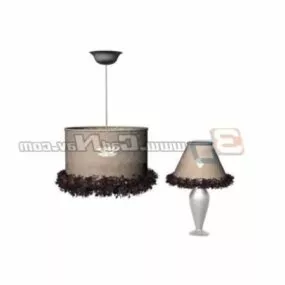 Hanging Pendant Lamp Design 3d model
