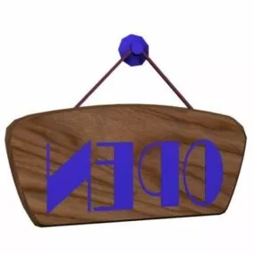 Shop Hanging Sign 3d model