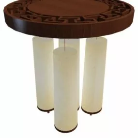 Hanging Tube Modern Ceiling Light 3d model