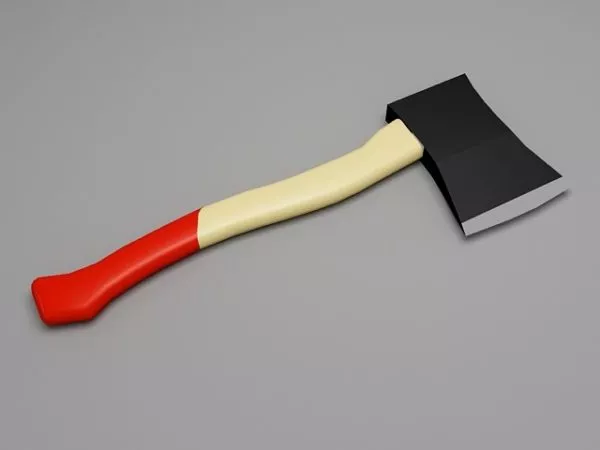 Household Tool Hatchet Axe 3d model Household Tool Hatchet Axe 3d model