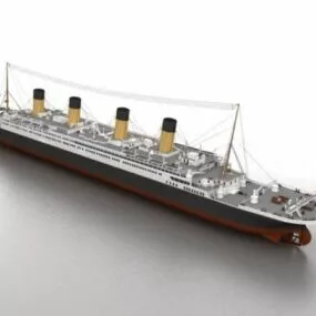 Watercraft Heavy Cruiser 3d model