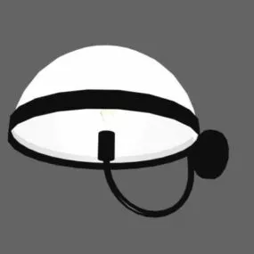 Hemispherical Home Design Wall Lamp 3d model