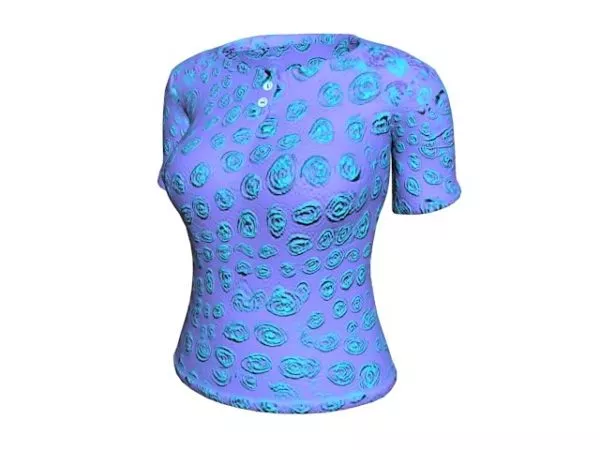 Girl Character With Post Package 3d model