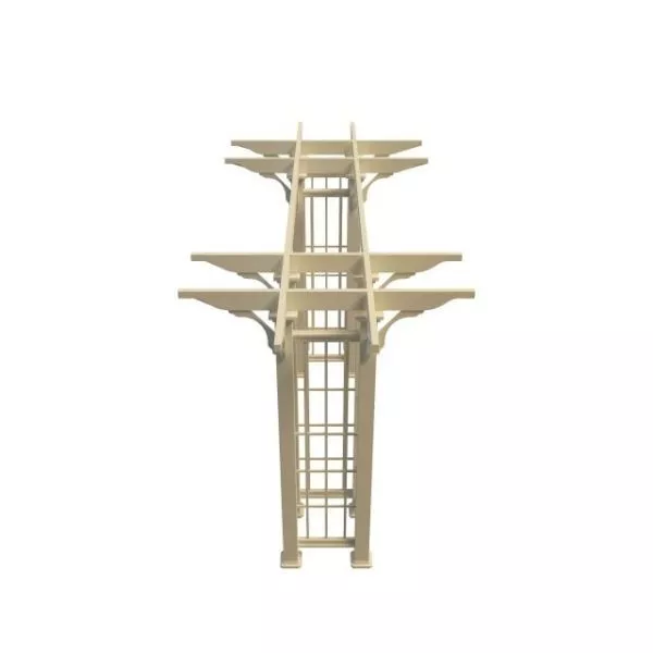 Outdoor Pavilion Wire Frame 3d model