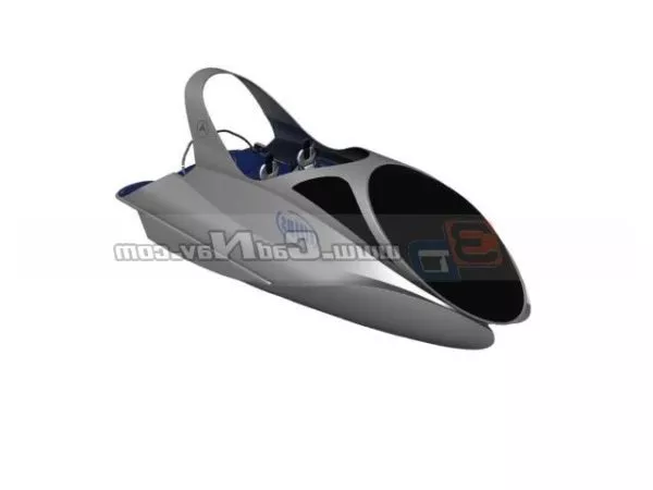 Low Poly Boat 3d model